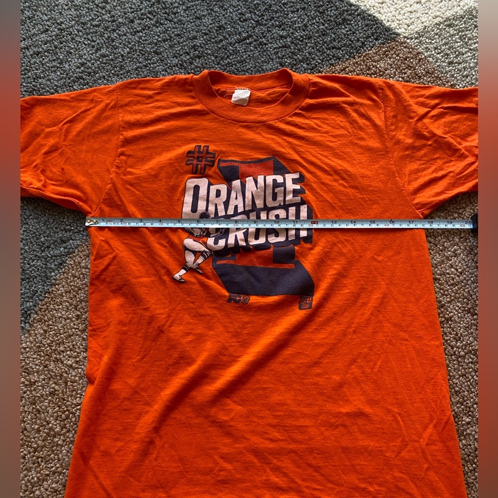 VTG Denver Broncos 70’s Throwback Orange Crush Graphic Shirt NFL Large - Picture 6 of 8